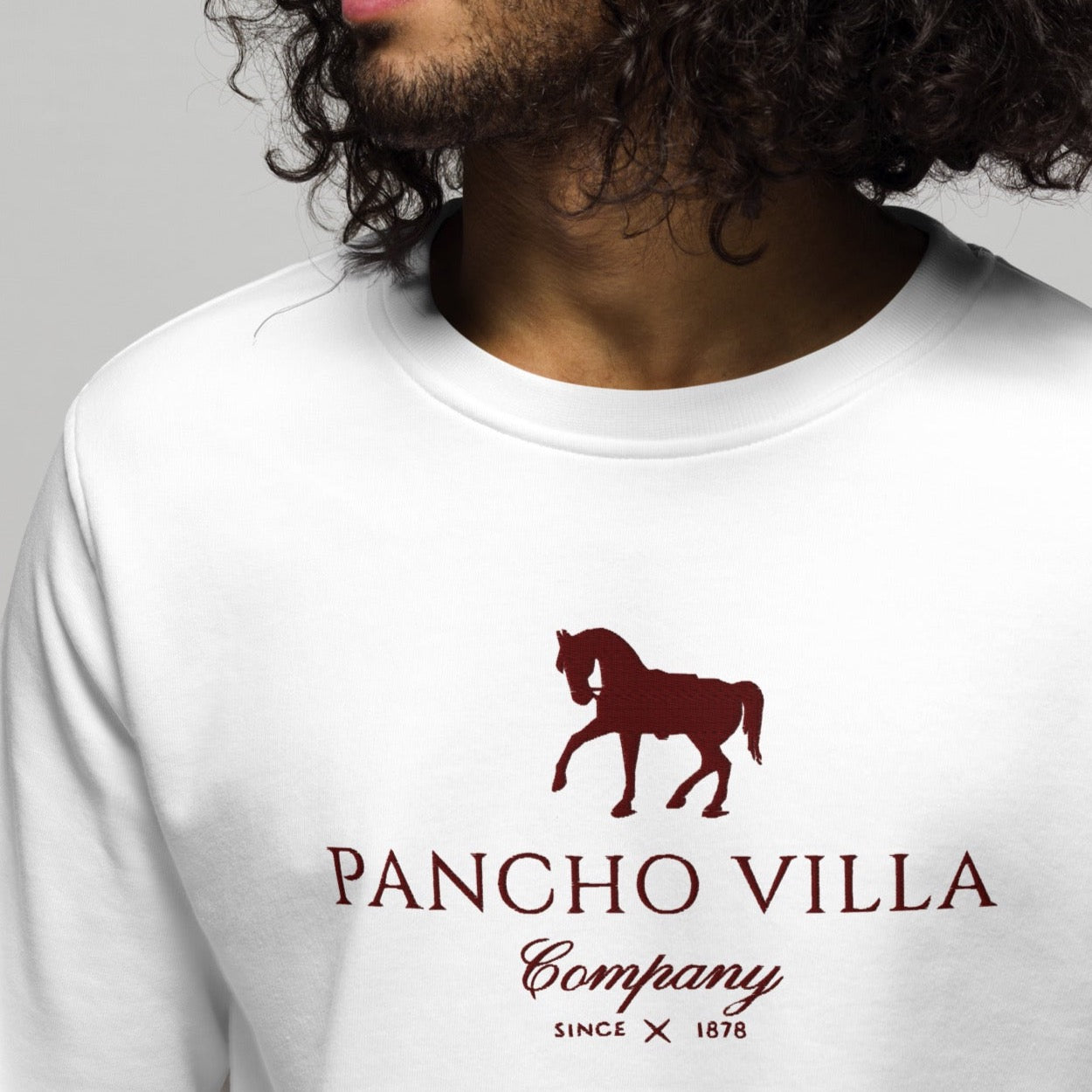 PANCHO VILLA COMPANY embroidered organic sweatshirt